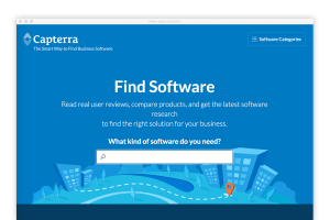 Capterra : annuaire de logiciels en anglais